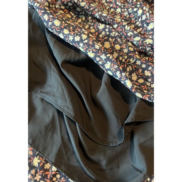 Madewell Tie-Waist Midi Dress in Harvest Vine Floral Wrap Dress S  NWT runs larg - Picture 11 of 11